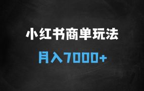 ﻿小红书商单最新玩法，半个月涨粉过万，五分钟一条笔记，月入7000+