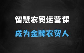 ﻿智慧农贸运营管理，从01成为金牌农贸人