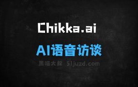﻿Chikka.ai–AI语音访谈平台，智能语音代理模拟专业访谈者